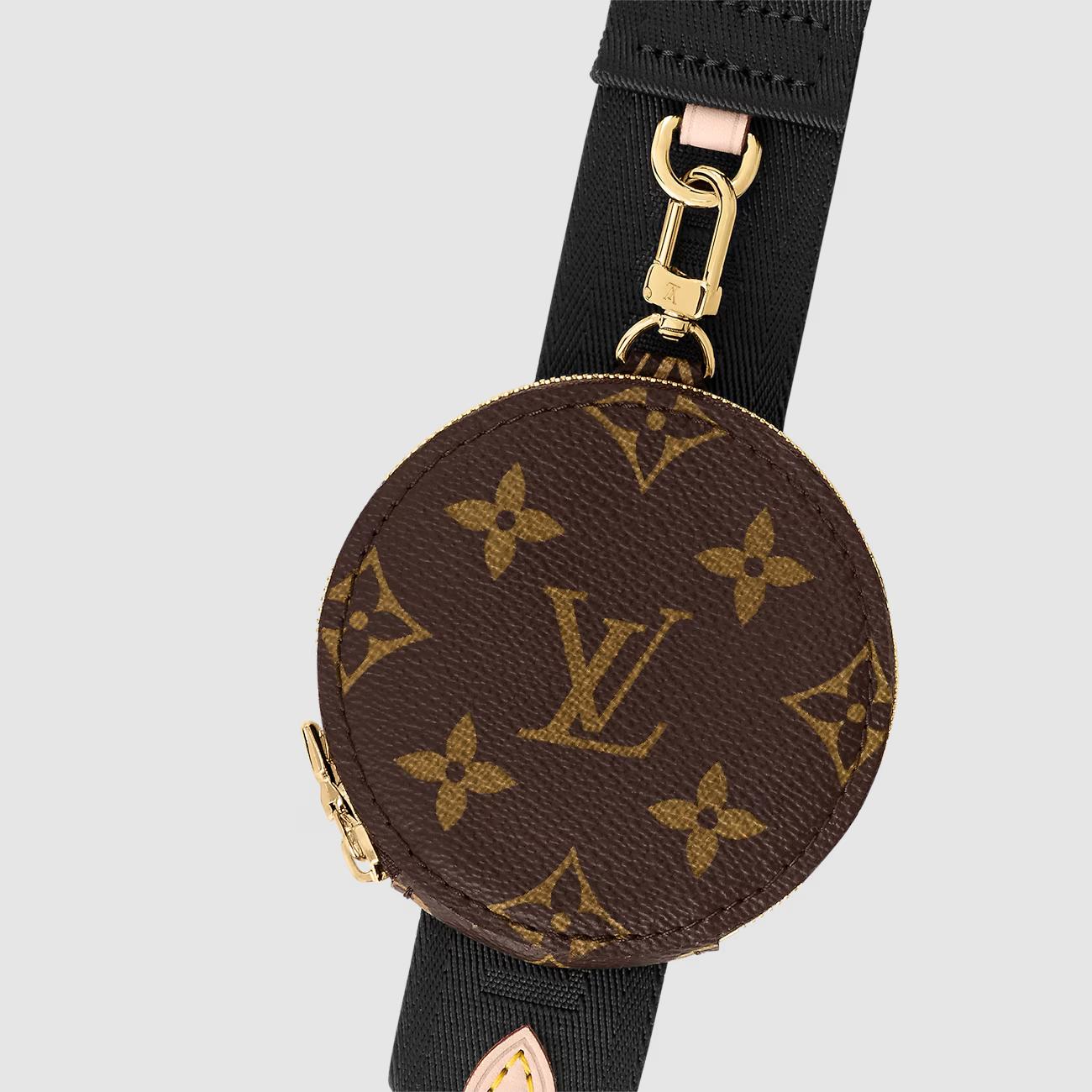 Quai Đeo Túi Louis Vuitton Bandoulière Nữ Monogram Đen